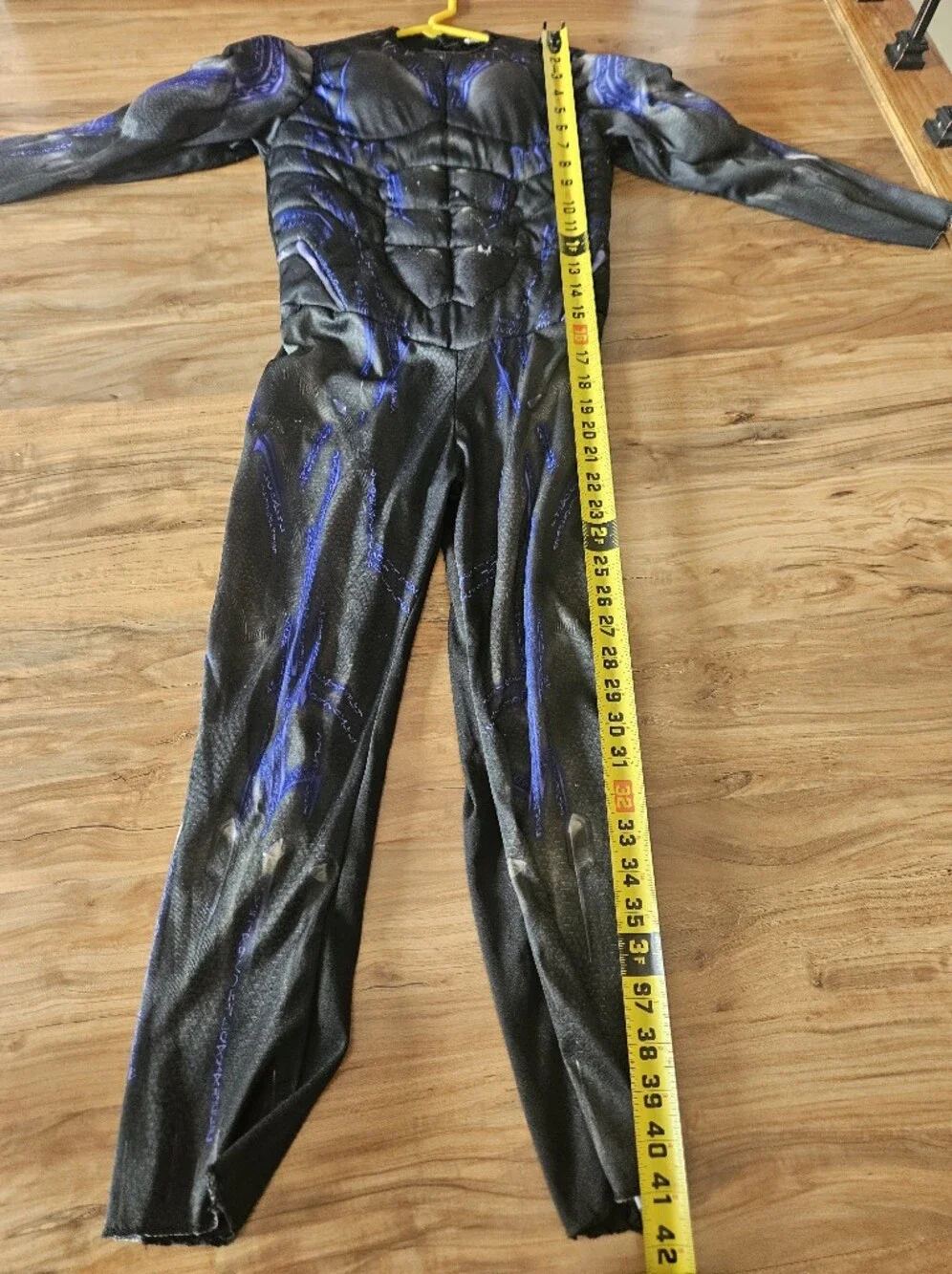Kids Black Panther Superhero Muscle Costume - Brand Size 6/7